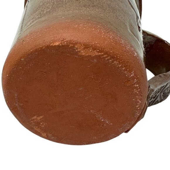 Spirit Song Studio Mug Redware Drip Glaze Cross Earthenware Mississippi 12 oz - Picture 8 of 16